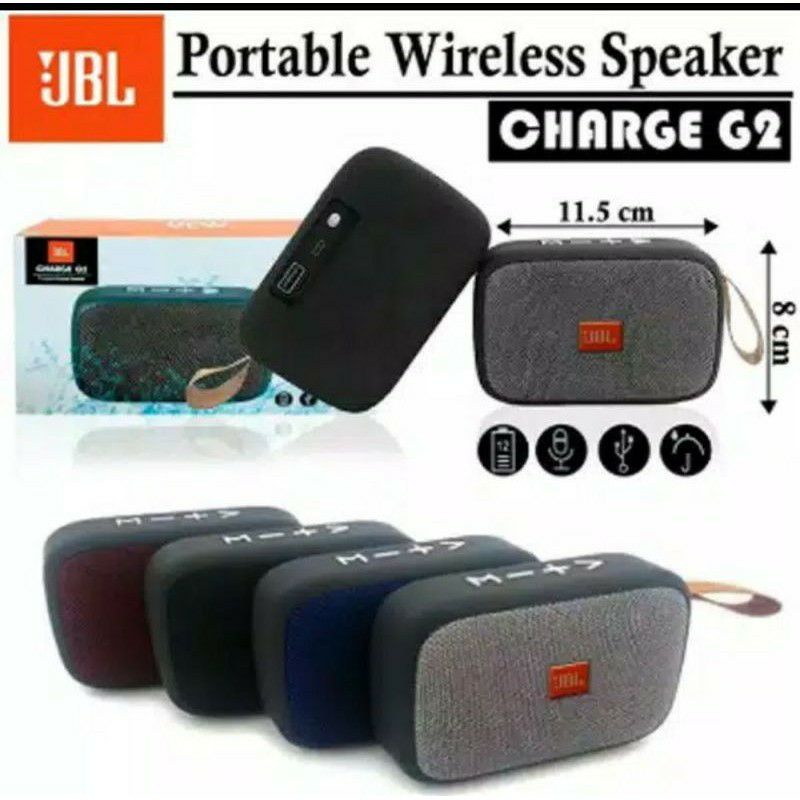 New !! Speaker Bluetooth Portable Charger ( G2 ) BT JBL Stereo Extra Bass Kotak