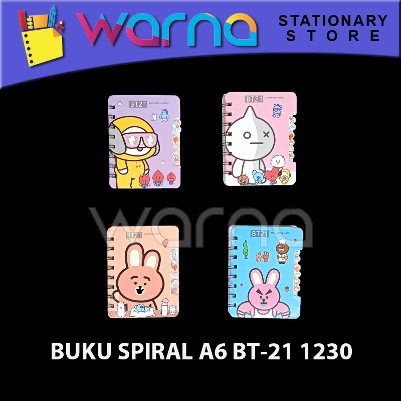 

BUKU SPIRAL A6 BT-21 1230