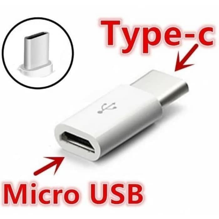 Converter Micro USB To Type C Adaptor Converter Micro To C Grosir