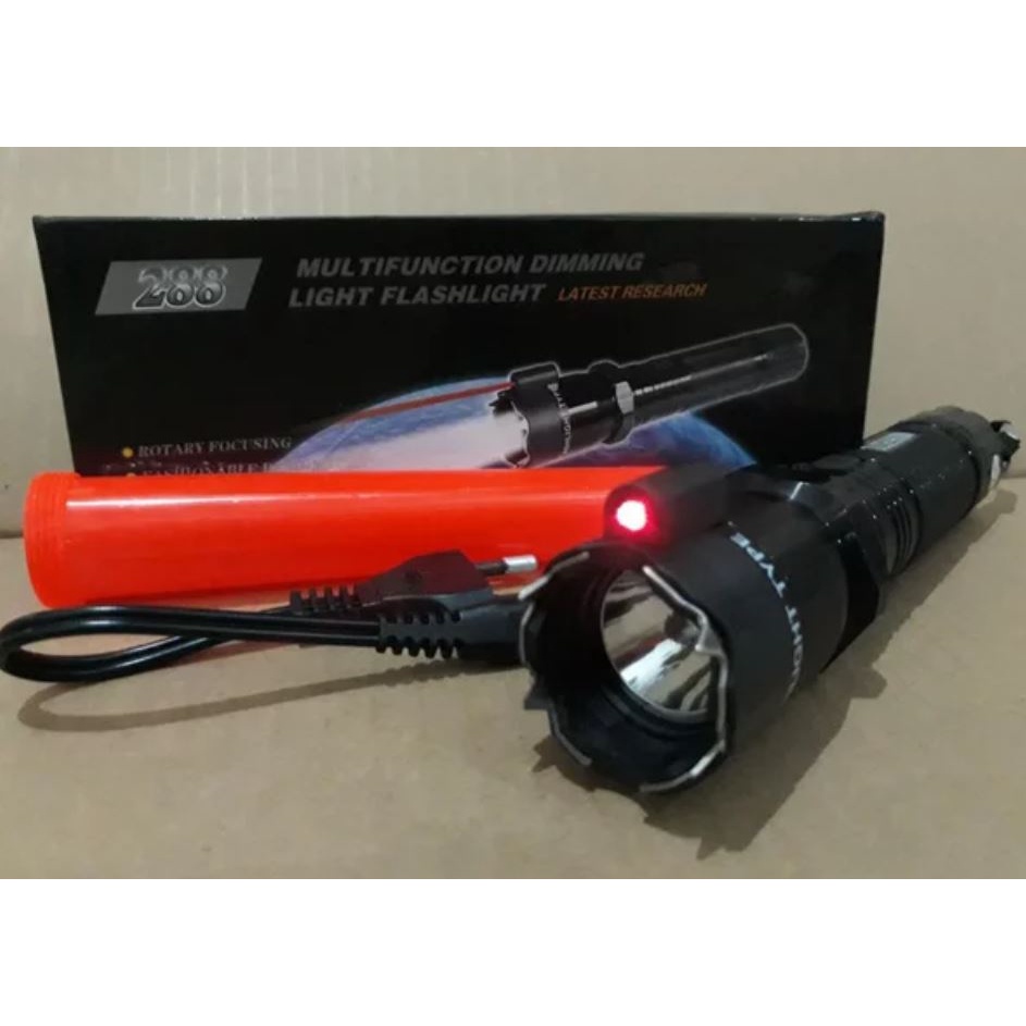 CUCI GUDANG - STUN GUN LENGKAP LASER SETRUM SENTER PATROLI SENTER PARKIR LAMPU TOURING