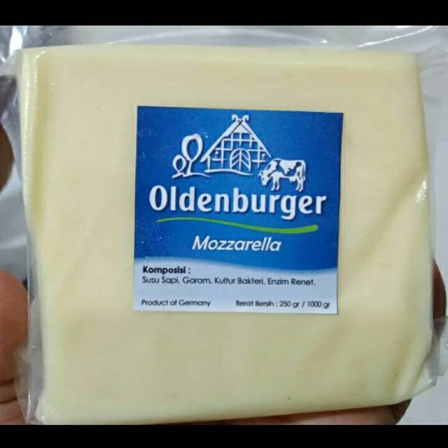 

Keju Mozarella Oldenburger 250gr Jerman