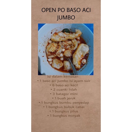 

Baso aci jumbo