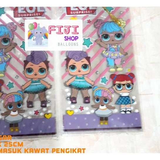

✱ Plastik Snack LOL / Bingkisan / Souvenir Ulang Tahun ukuran Besar Girl ✬