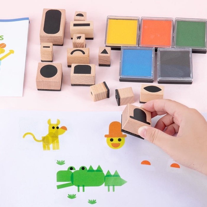 

Trendi Magic Stamps / Drawing With Stamp/Kit Aktivitas Anak/Stempel Sale!!!