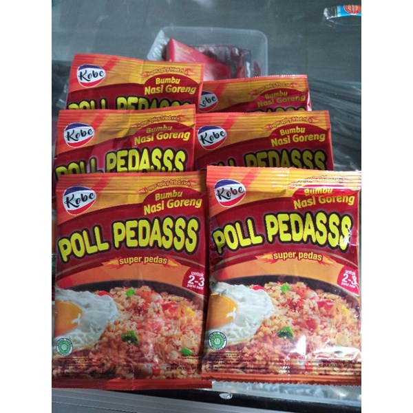 

Kobe bumbu nasi goreng poll pedass super pedas