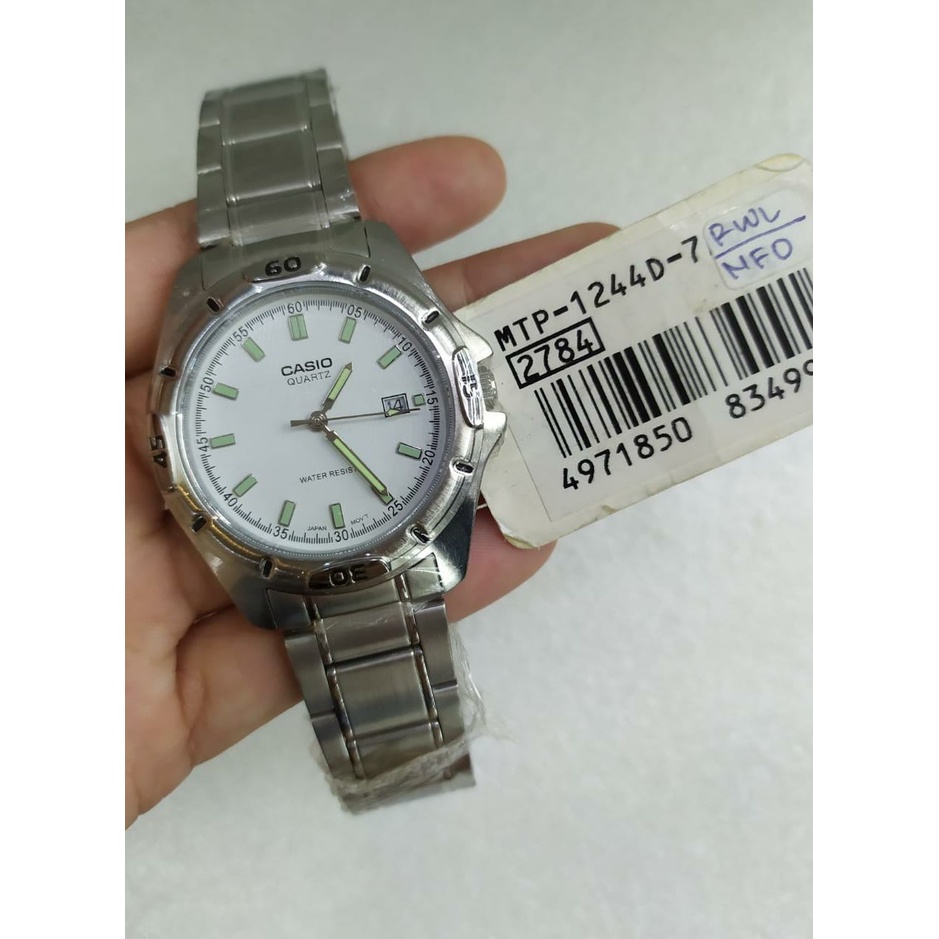 JAM TANGAN WANITA CASIO MTP-1244D-7  ORIGINAL GARANSI RESMI MURAH