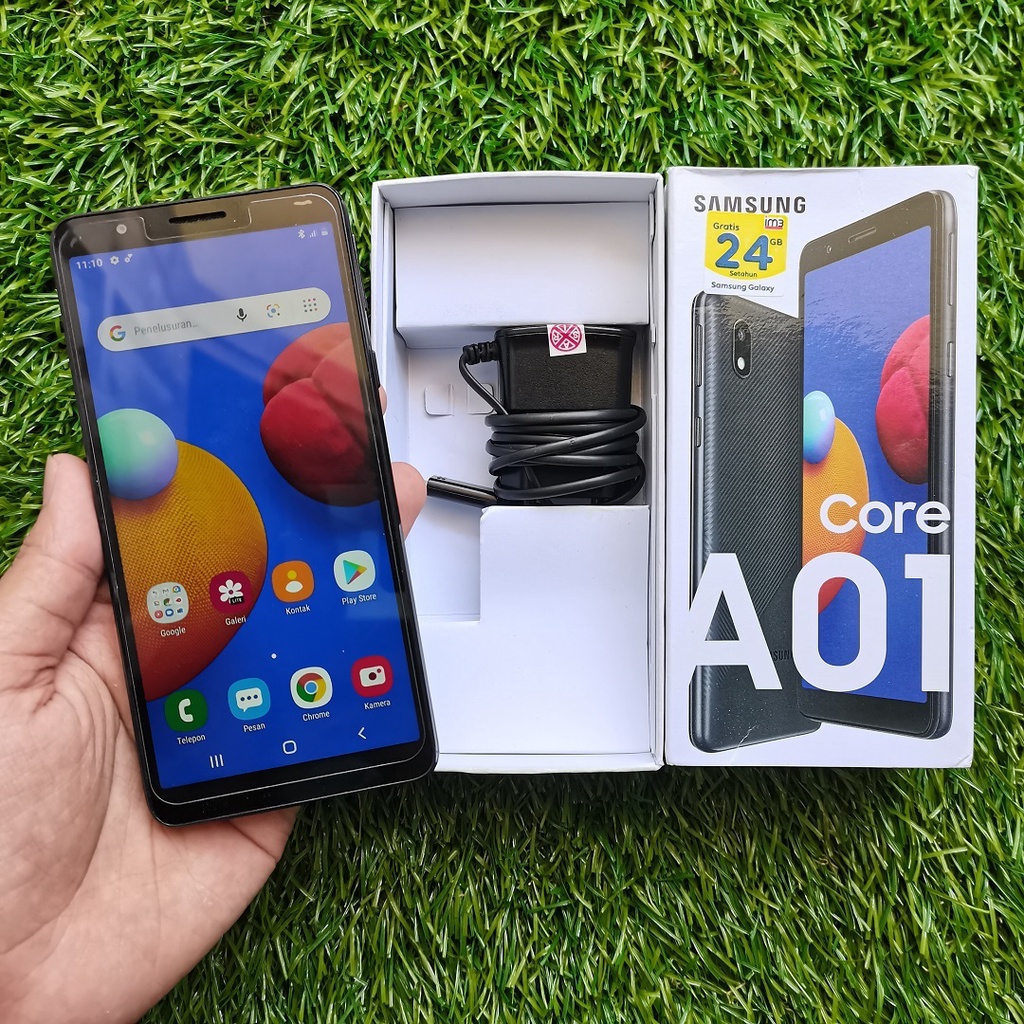 HANDPHONE SAMSUNG A01 CORE 2/32GB FULLSET SECOND SEKEN BEKAS MURAH-3