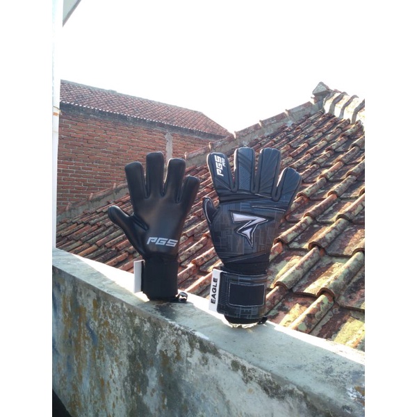 sarung tangan kiper pgs pro eagle h3 blackout circuit / pgs eagle blackout