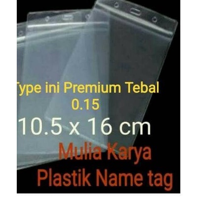 

✮ Plastik Name tag 10.5 x 16 Tebal Premium 0.15 / Mika 0.15 ☻
