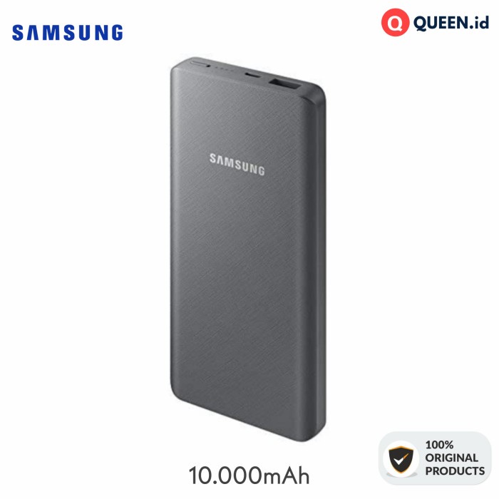 HANDPHONE & TABLET POWER BANK SAMSUNG POWERBANK 10000 MAH EB-P300 POWER BANK 10000MAH USB PORT - GRE