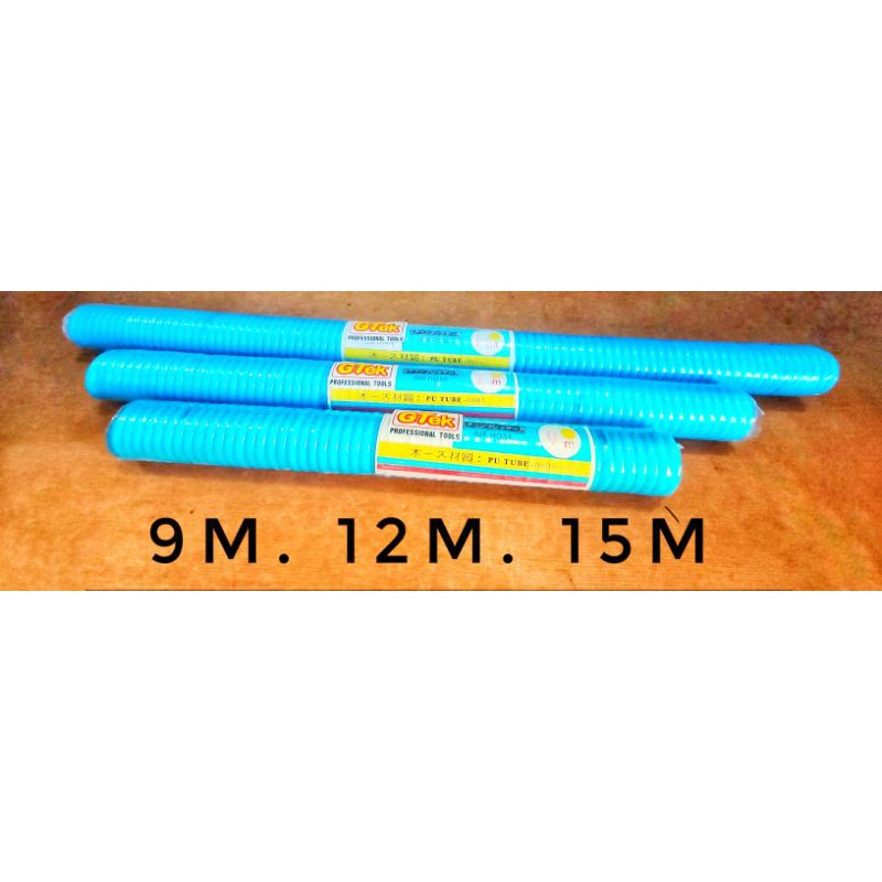 9meter selang spiral kompresor. recoil hose 9meter.selang angin kompresor