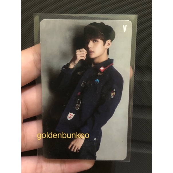 PC PHOTOCARD RUN JAPAN JP ALBUM BTS V TAEHYUNG