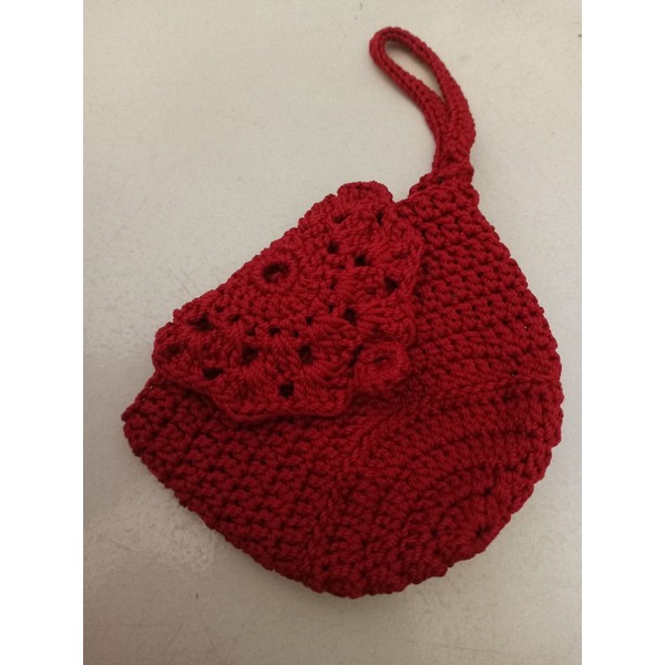 DOMPET KOIN RAJUT HANDMADE