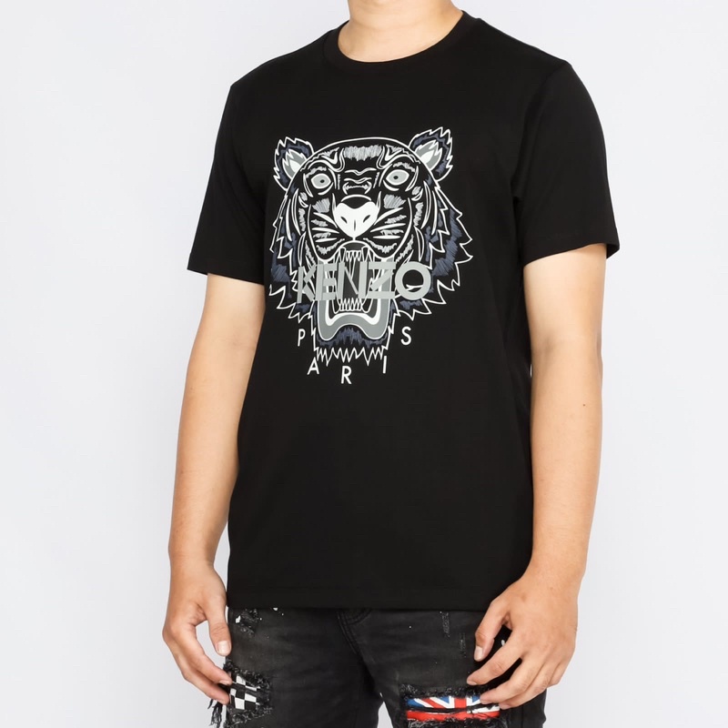 Ken. Tiger Tshirt Black/Silver