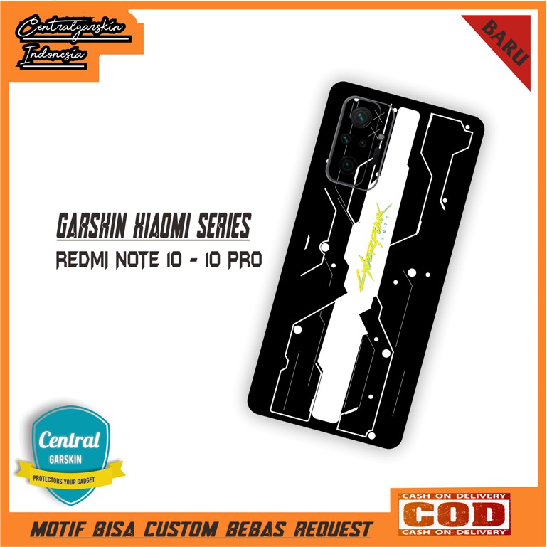 Garskin Redmi Note 10 -  10 lite - 10 pro - motif  cyberpunk