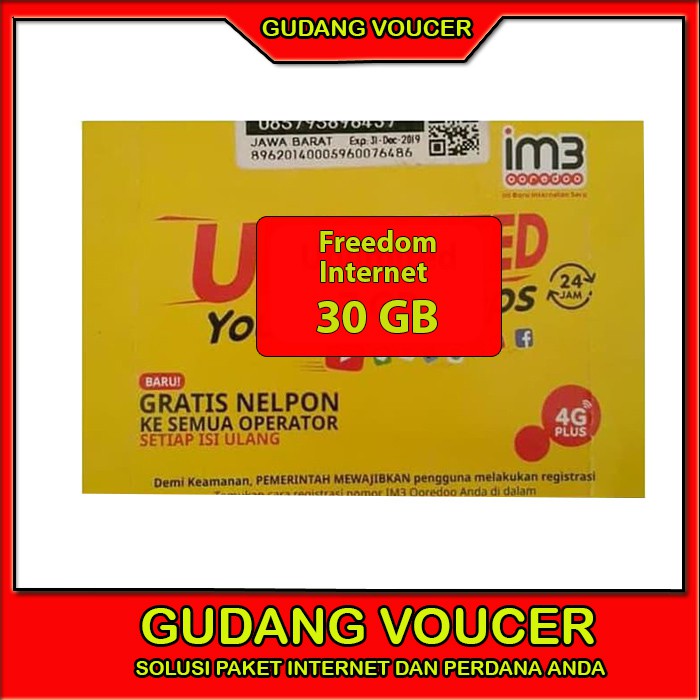 A205 Perdana Indosat Freedom INTERNET 10 GB
