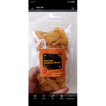 

keripik pisang caramel