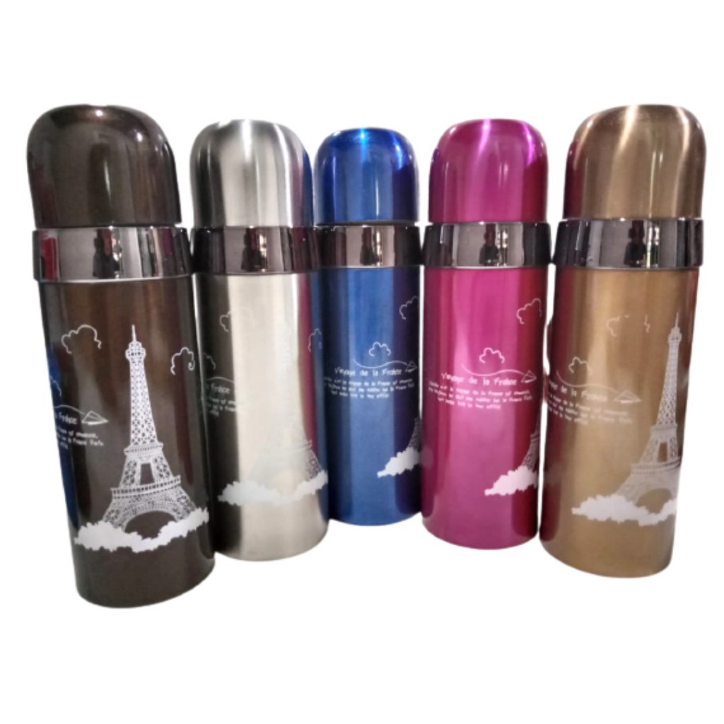 Terlaris [BISA COD] Termos Air Panas Mickey Stainless Steal 500 ml Karakter Mickey Mouse Free Bubble