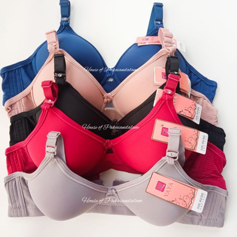 BH Bra Vaya Art B5 Cup B Tanpa Kawat Original Kait 3