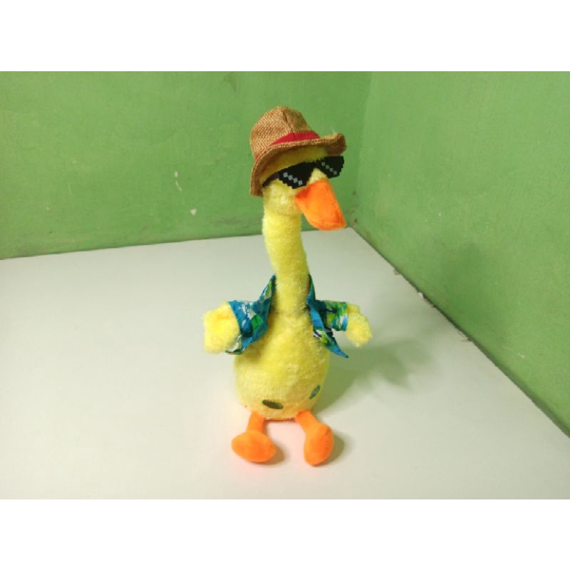 Dancing Duck Bebeo / Mainan Boneka Bebek Duck Goyang Gerak Joget Menari Bentuk Boneka Pintar Bisa Ng