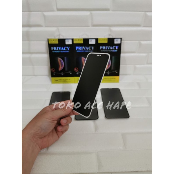 IPHONE X/XS/XR/XS MAX/11/11 PRO/11 PRO MAX TEMPERED GLASS PRIVACY ANTI SPY MATTE PREMIUM