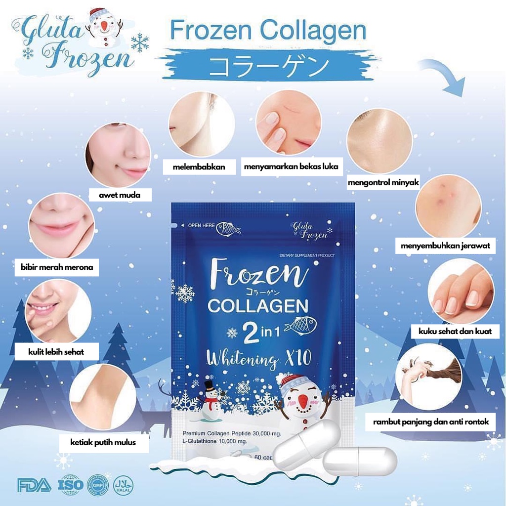 Frozen Collagen 2 in 1 Original Thailand 100%