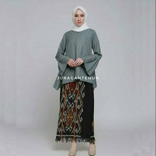 Ready Stock - Rok Tenun Mode Span
