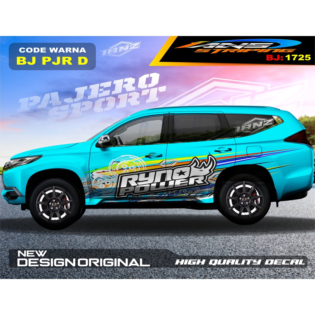 STICKER VARIASI MOBIL PAJERO / STIKER MOBIL GRAND LIVINA / VARIASI STIKER PAJERO / STIKER MOBIL