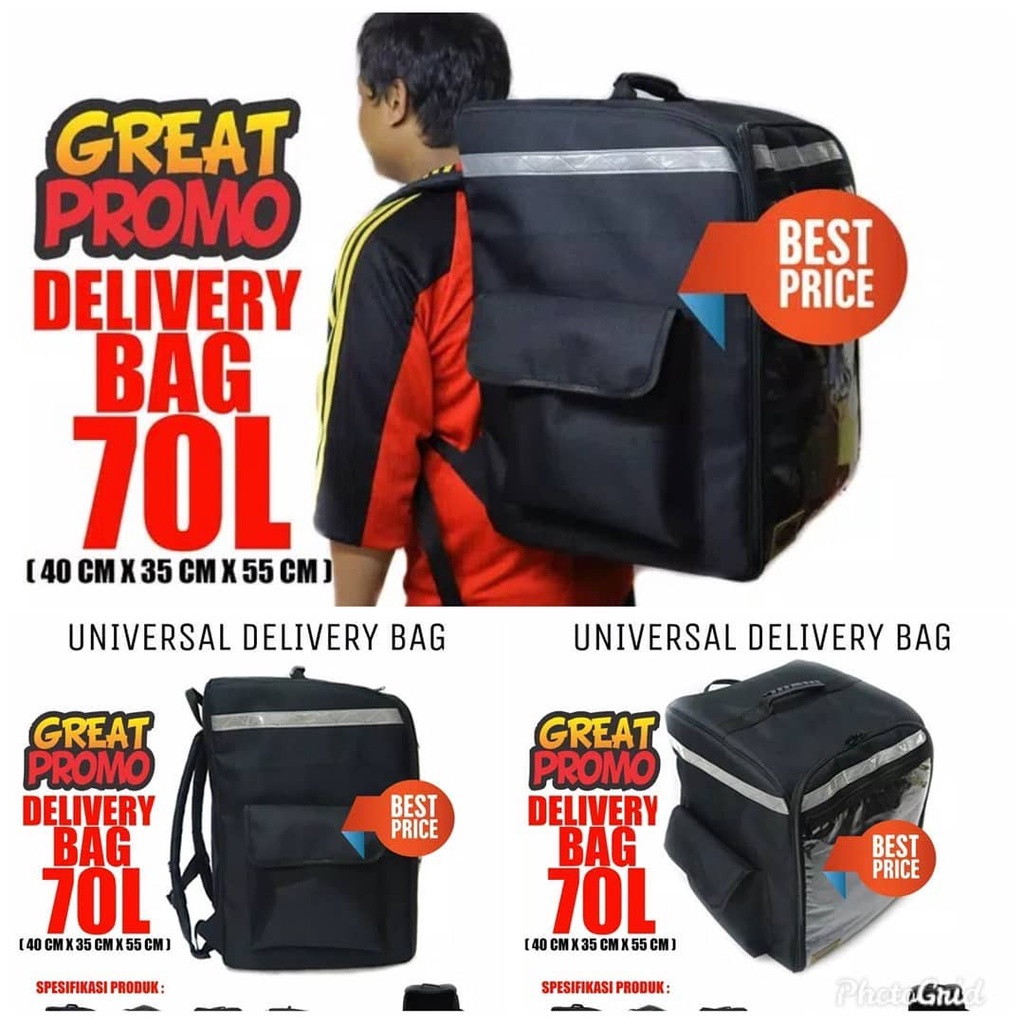 Tas Punggung kurir / Tas Delivery / Tas Kurir / Tas Grab / Tas Gofood ( ANTI AIR )