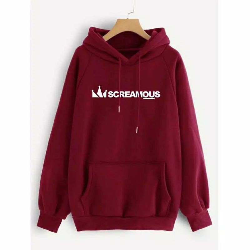 S - XXXXXXL (6XL) Jaket Screamous HOODIE SCREAMOUS BIGSIZE OVERSIZE Hoodie Pullover Pria Wanita