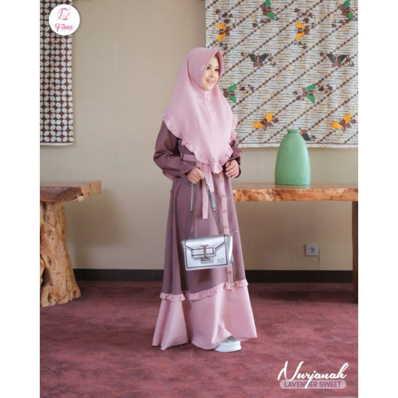 Nurjanah set Dress by Fauz hijab