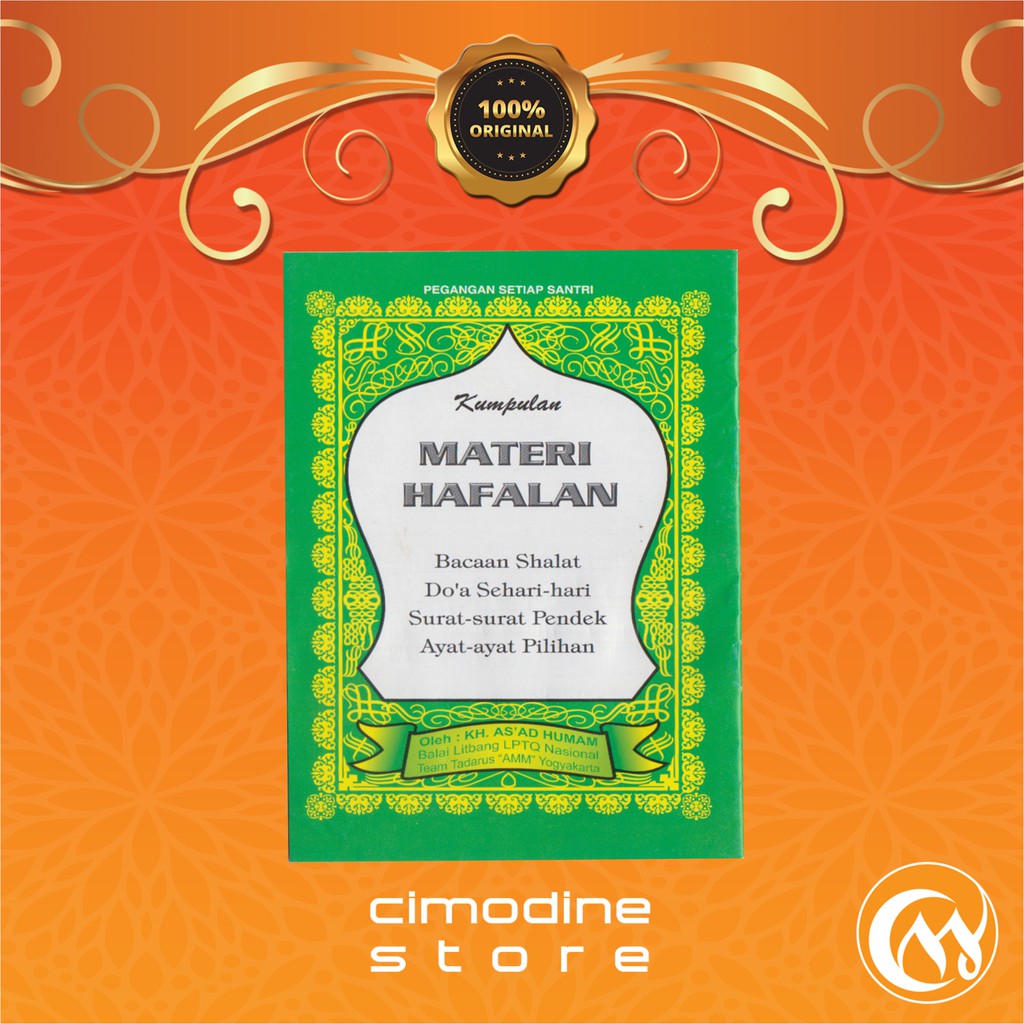 Kumpulan Materi Hafalan Bacaan Solat/Doa Sehari Hari/Ayat Pilihan/Surat