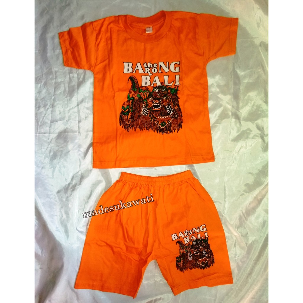 Setelan baju celana anak bali