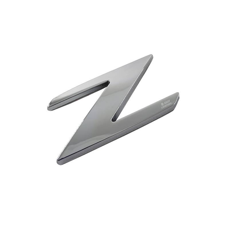 1 x ABS Z Letter Logo Car Auto Rear Emblem Badge Sticker Decal Replacement for NISSAN Z