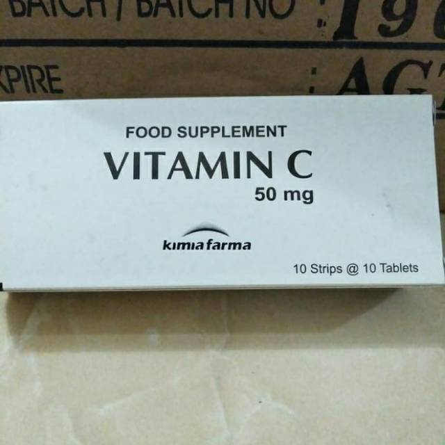 READY STOCK Vitamin C Kimia Farma 50mg vitacimin vitamin c ipi