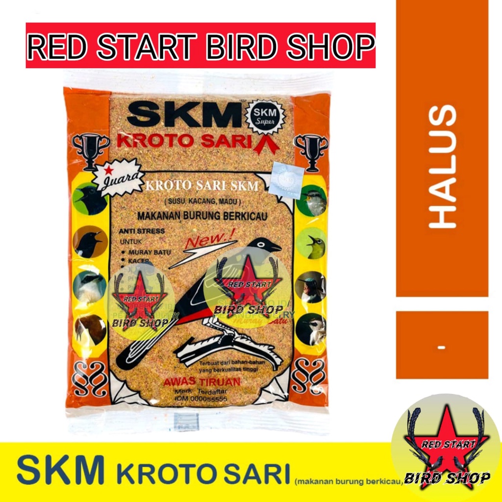 SKM KROTOSARI - VOER PAKAN BURUNG BERKICAU - SKM KROTO SARI KASAR &amp; SKM KROTO SARI HALUS