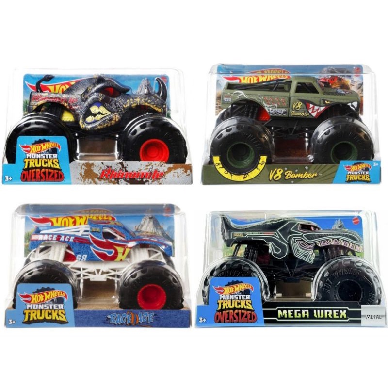 Hot Wheels Monster Trucks Oversized 1:24 Original Mattel Hotwheels