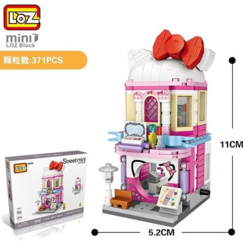 Lego Block Toko Kosmetik Street Building