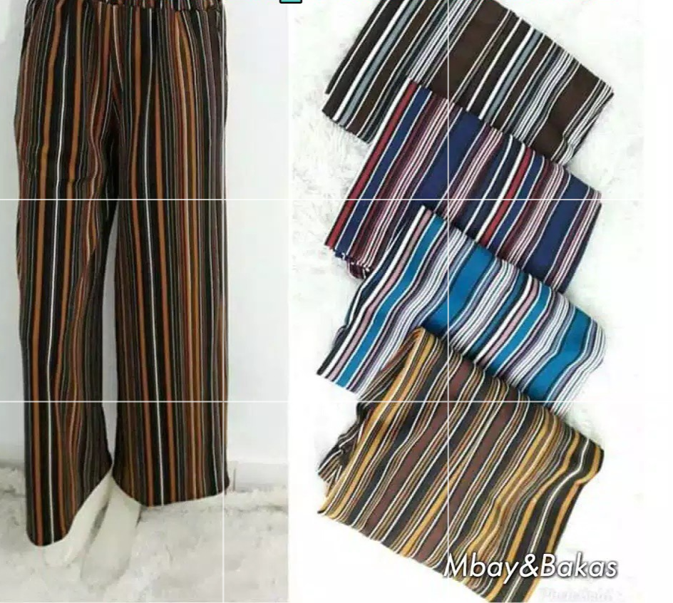 CELANA PANJANG WANITA KULOT PANJANG JUMBO WAFLE CREPE SALUR-2