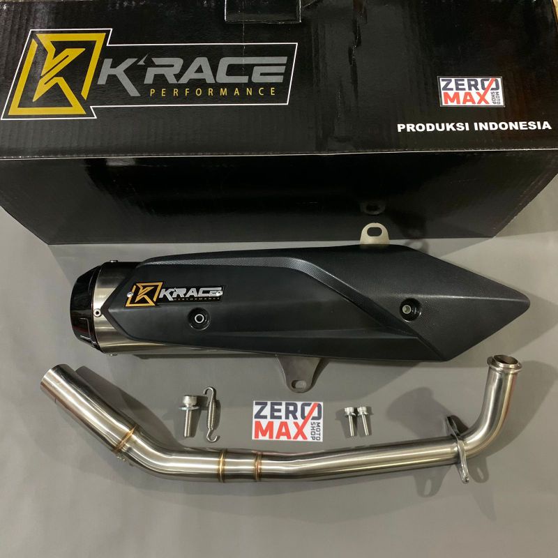 Knalpot K RACE KRACE Standar Racing Stainless All New Aerox 155 Connected 2021-2024 All New NMAX 202
