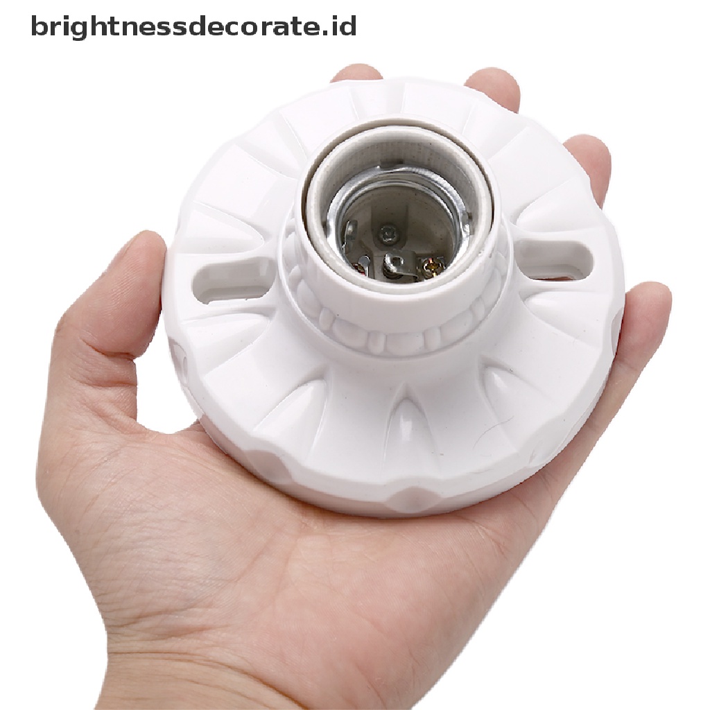 (Birth) Fitting Lampu Bohlam Led E27 Bentuk Bulat Bahan Keramik (Id)