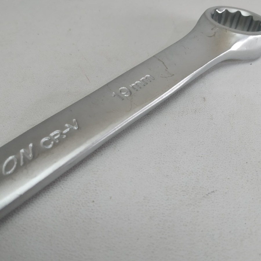 Combination Wrench Kunci Kombinasi Ring Pas 19mm CRV dramashop