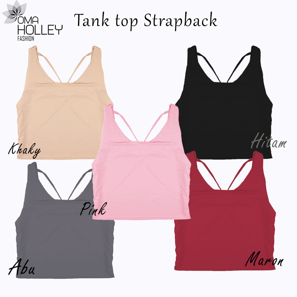 (COD) OH Fashion Tank top Unnie Wanita Strapback #0131