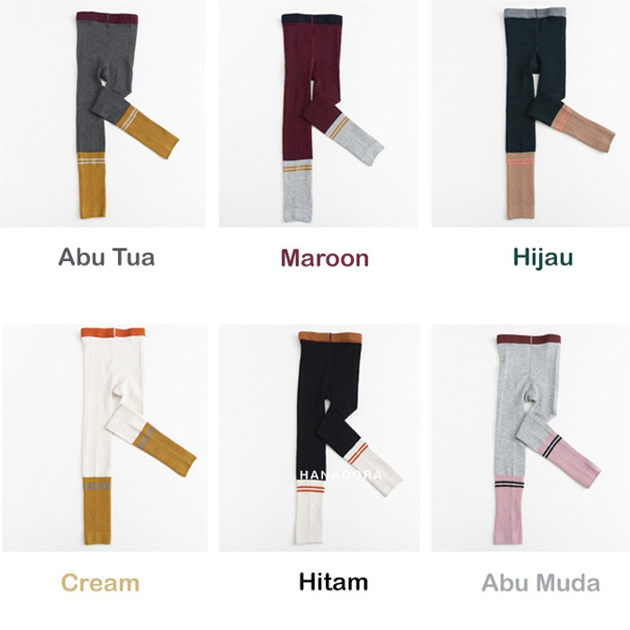CUCI GUDANG - Legging Two-Tone LE06