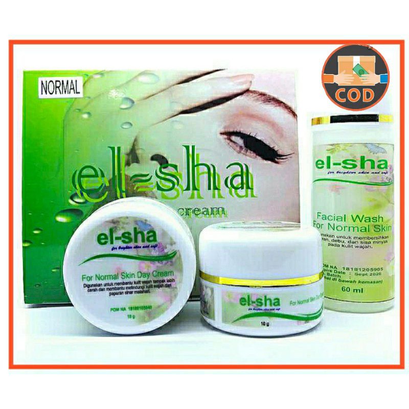 Cream Wajah Elsha GLOWING BPOM Tanpa Pengelupasan kulit Wajah