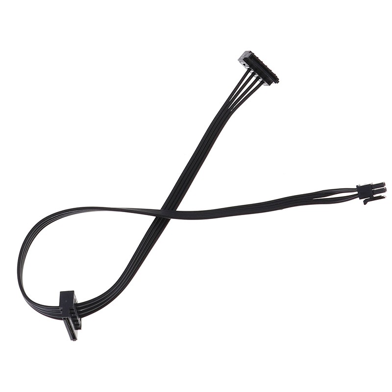 (Ele) 1pc 45cm Kabel Power Supply Mini 4 Pin Ke 2 Sata Ssd Untuk Lenovo M410 M610 M415