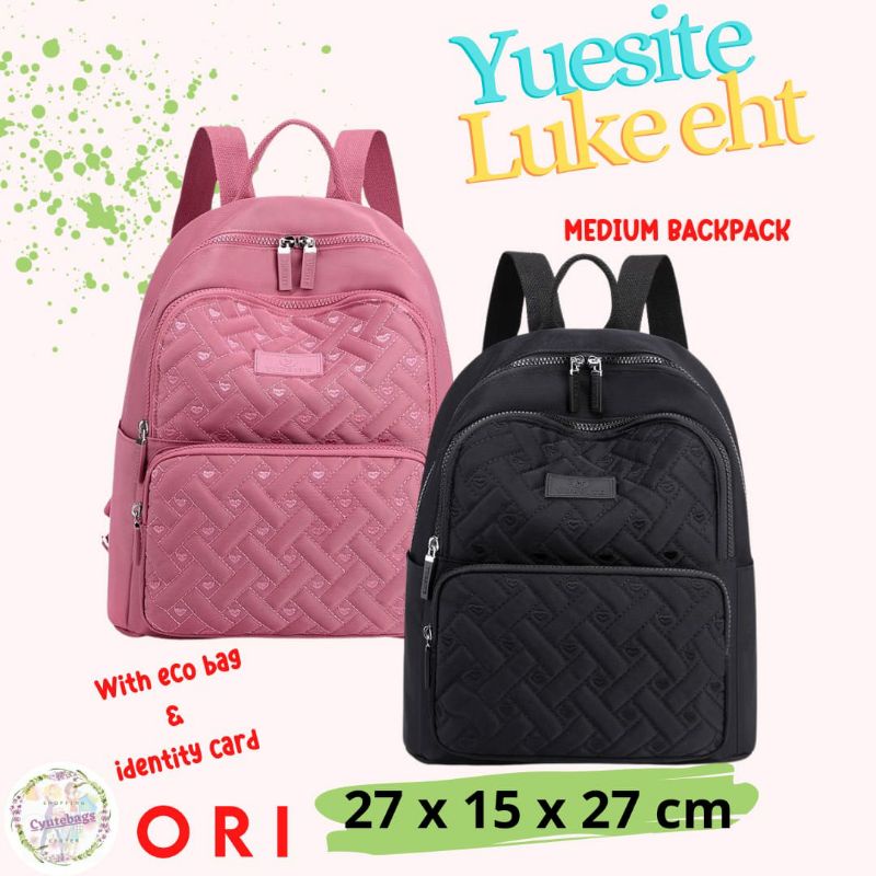 Backpack tas ransel wanita yuesite luke medium