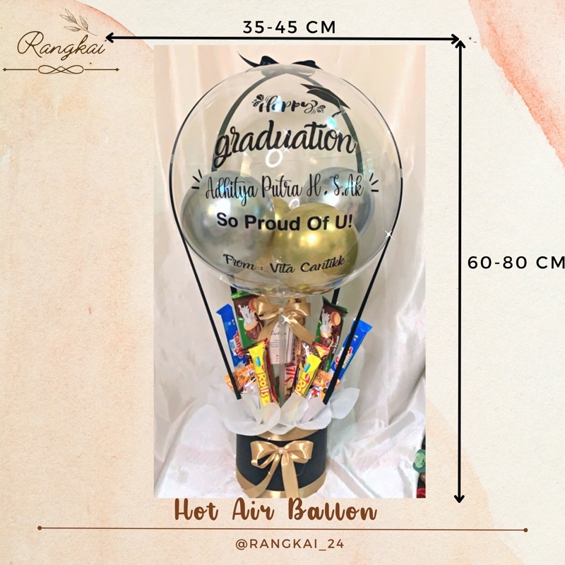 BUKET BALON DAN SNACK | Buket wisuda | buket ulang tahun | Buket Murah