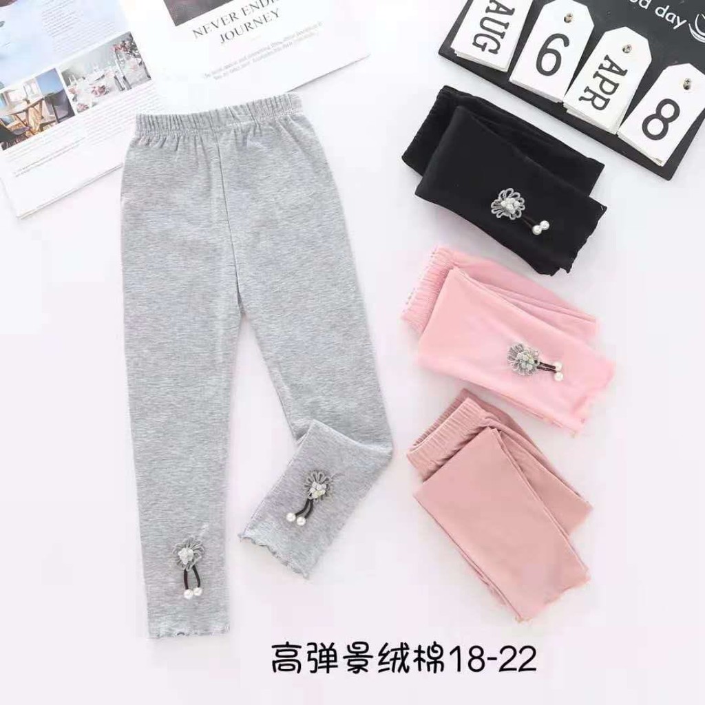 Legging Anak Perempuan Import // 3-8 Tahun