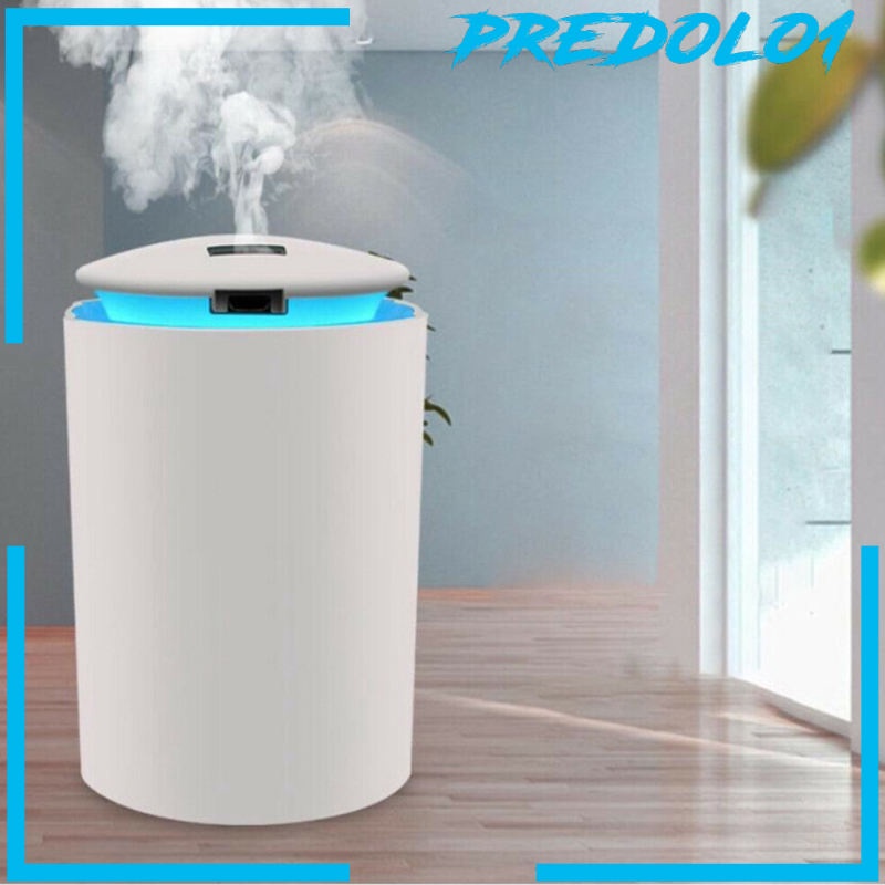 (Predolo1) Air Humidifier / Diffuser Essential Oil Usb 260ml Warna Pink Untuk Kamar Tidur